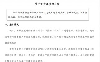 厦门ST西发董事长失联，股价一字跌停
