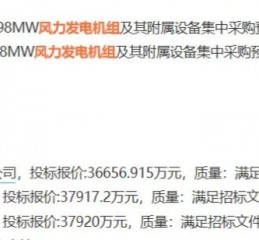 厦门东方风电预中标！华能240MW风电项目