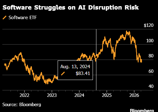 厦门软件股再度集体重挫 AI智能体令行业增长前景受到沉重打击