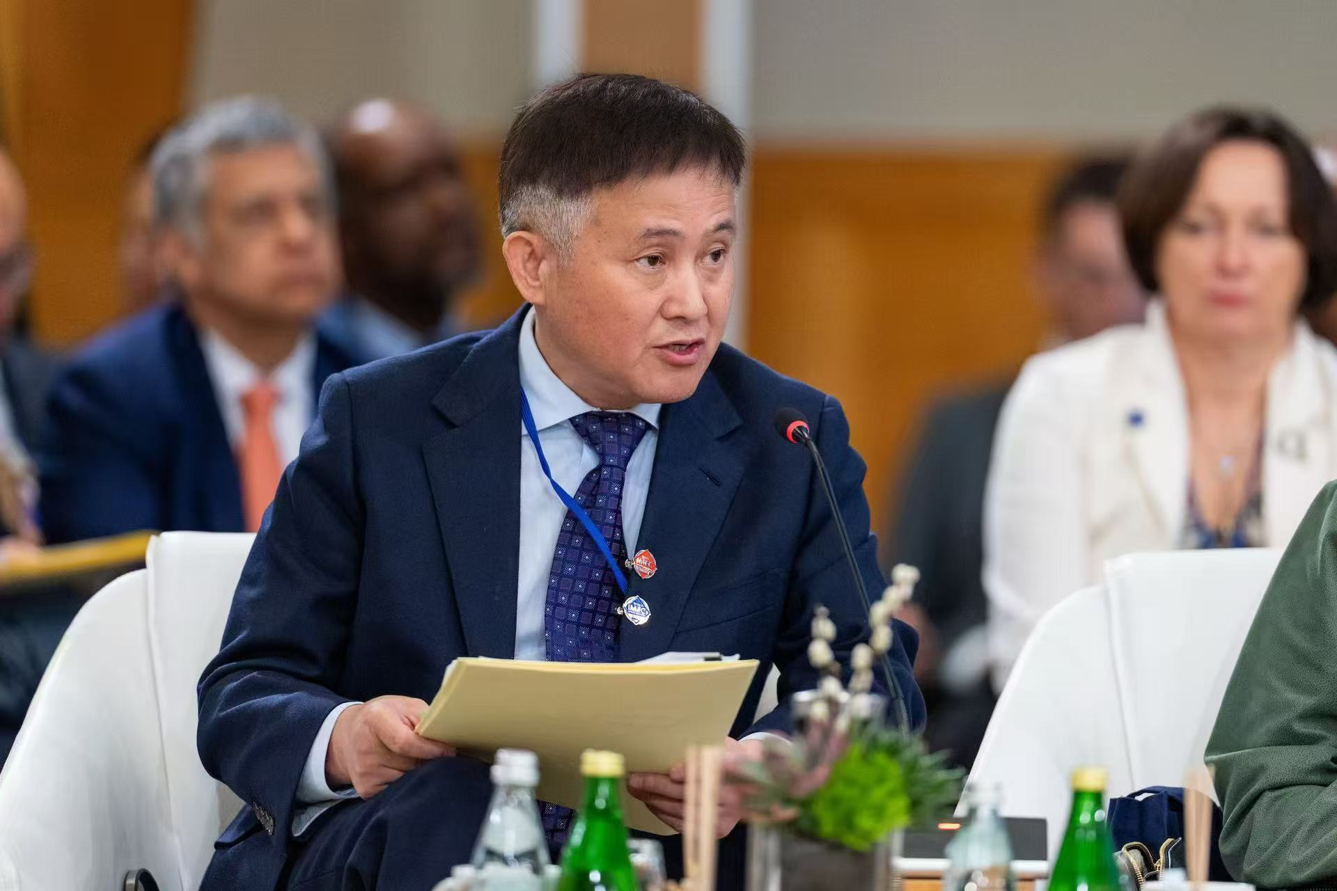 厦门人民银行行长潘功胜出席第53届国际货币与金融委员会会议